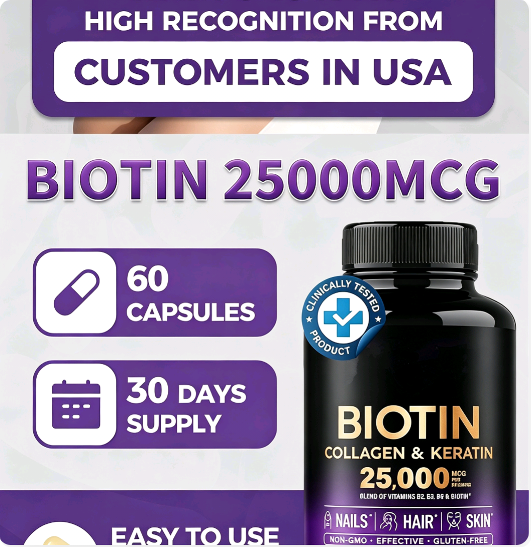 Biotin Komplex Gummies – Für schönes Haar, strahlende Haut & starke Nägel