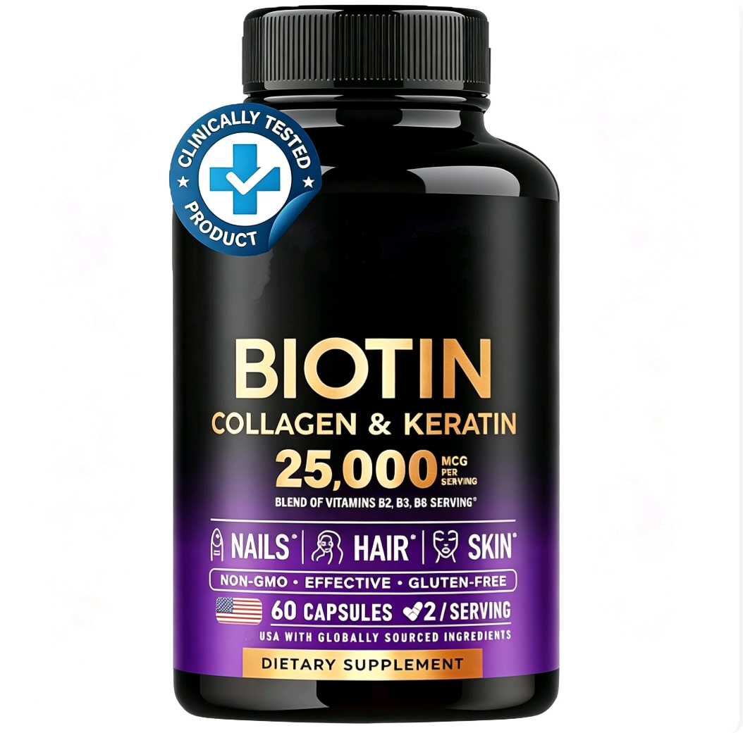 Biotin Komplex Gummies – Für schönes Haar, strahlende Haut & starke Nägel