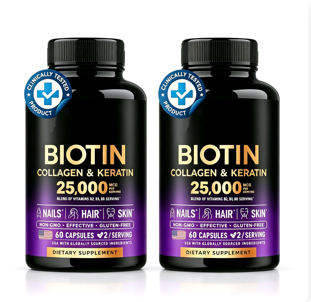 Biotin Komplex Gummies – Für schönes Haar, strahlende Haut & starke Nägel