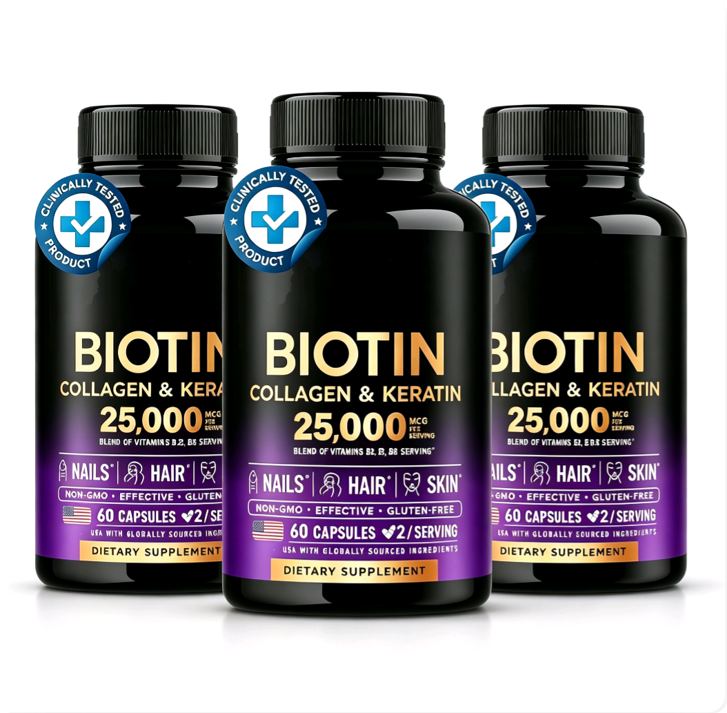 Biotin Komplex Gummies – Für schönes Haar, strahlende Haut & starke Nägel