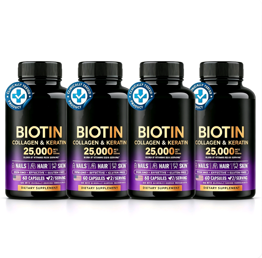 Biotin Komplex Gummies – Für schönes Haar, strahlende Haut & starke Nägel