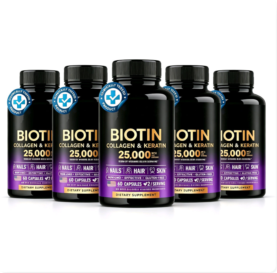 Biotin Komplex Gummies – Für schönes Haar, strahlende Haut & starke Nägel